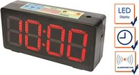 Chronomètre à intervalles avec compteur de temps rechargeable Velleman WC4171, chiffres de 4 pouces, alerte sonore pour la maison, la salle de sport, l'équipement de terrain