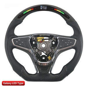 Volant de direction en fibre de carbone véritable avec commande par application LED pour <span class=keywords><strong>Chevrolet</strong></span> Cruze 2016-2019, style sport, vente en gros - Product Image 2