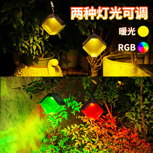 Solar Garden <b>Light</b> Hexagonal Led Hanging Outdoor Water Resistant Solar Powered Decorative Lamp For Yard <b>Tree</b> - Product Image 3