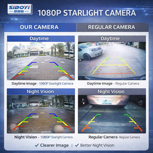 Caméra de recul pour voiture SIBOYI AHD 1080P, angle large de 170°, étanche IP68, caméra de stationnement de recul, vision nocturne Starlight - Product Image 4