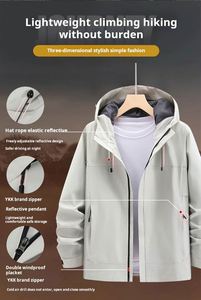 Design Outdoor Work Unisex Polyester Outdoor <b>Jacket</b> Custom Men's Sportswear Hoodie Sweatshirt Soft Shell Windbreaker <b>Jacket</b> - Product Image 6