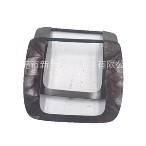 Cadre de panneau de navigation Android Gdnewtop pour GMC Yukon Chevrolet Tahoe 2007-2014, finition grain de bois gris argenté, montage sur panneau - Product Image 5