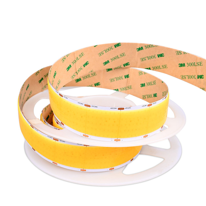 30mm Width Cob Led Strip Lights DC24V 1600LEDs/m Super Bright 4000lm CRI90 Led Strip