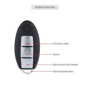 Easyguard EC002-ni Démarrage/arrêt du moteur à distance / entrée sans clé passive Alarme de voiture Verrouillage/déverrouillage NFC - Product Image 2