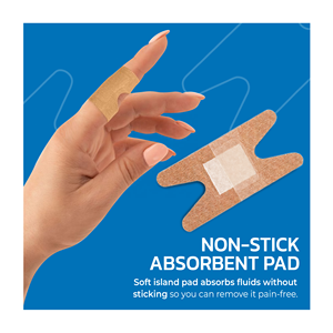 YOJO Medical Grade H Knuckle Shape Elastic <strong>Fabric</strong> Flexible Wound <strong>Plaster</strong> for Finger Joint Cuts OEM Custom Logo - Product Image 6