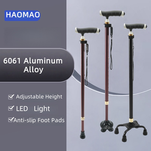 Altura ajustável Luxo liga de alumínio dobrável bengala retrátil opção mais barata para mulheres homens para Handstand idosos - Product Image 6