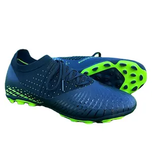 Seamless cut new low top football shoes match special long spikes TF spikes training shoes football men's models