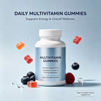Gummies multivitaminés en marque blanche OEM, vente en gros, formule personnalisée, emballage, fabricant de compléments alimentaires en gommes, fournisseur
