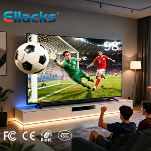 Téléviseur intelligent QLED 4K sans cadre Elllacks de 98 pouces, système Android 15, 98 pouces 1. Options sans bordure, plein écran et pleine taille - Product Image 3