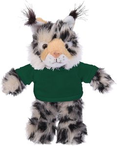 Peluche de Animales Salvajes Personalizado OEM, Peluche de Gato Silvestre con Camiseta Personalizable con Impresión de Logotipo, Muñeco de Peluche Suave de 12 Pulgadas - Product Image 4