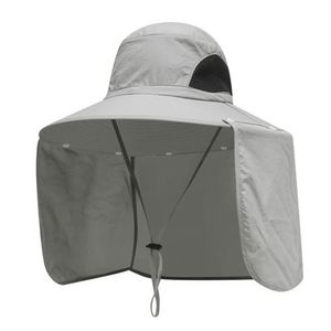 Chapeau Visière Anti-UV à Large Bord avec Cache-Cou Amovible et Ouverture pour Queue de Cheval – Idéal Jardinage, Pêche, Randonnée – Cadeau Promotionnel - Product Image 2
