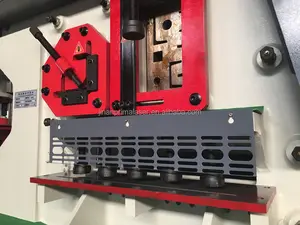 CNC Hydraulic Single Head Press Machine Auto Line Ironworker CNC Hydraulic Ironworker With Punching And Shearing Parts 600 Mm