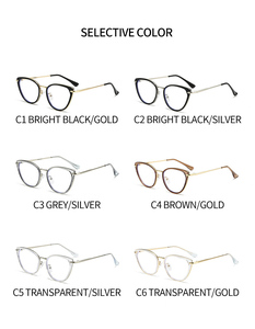 Gafas Metálicas Unisex de Diseño Moderno y Elegante con Forma de Ojo de Gato, con Patrón de Letras, Fotocromáticas y Estilo Personalizado en Línea - Product Image 6