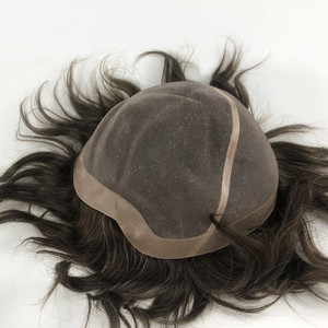 Pezzo di ricambio per parrucca <span class=keywords><strong>da</strong></span> <span class=keywords><strong>uomo</strong></span> sostituzione dei <span class=keywords><strong>capelli</strong></span> anteriori in pizzo <span class=keywords><strong>da</strong></span> <span class=keywords><strong>uomo</strong></span> <span class=keywords><strong>capelli</strong></span> <span class=keywords><strong>veri</strong></span> parrucchino di ricambio per <span class=keywords><strong>uomo</strong></span> calvo con <span class=keywords><strong>capelli</strong></span> umani parrucchino <span class=keywords><strong>da</strong></span> <span class=keywords><strong>uomo</strong></span> - Product Image 4