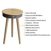 Produits les plus vendus 2024 Table de meubles intelligente chargeur sans fil salon Table basse moderne