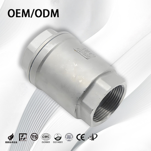 Valvola di ritegno verticale in acciaio inossidabile 304/316L autoattivata anti-riflusso con tenuta in PTFE a bassa caduta di pressione resistente alla corrosione - Product Image 6