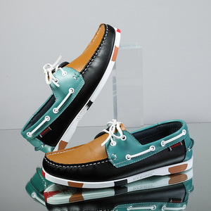 Chaussures habillées pour hommes en cuir de vache véritable de qualité supérieure, avec lacets, pour le bureau et les affaires, personnalisables avec logo, en stock, fourniture directe usine - Product Image 2