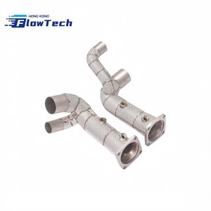 Sistema de Escape Turbo-Back de Alto Rendimiento con Tubo de Bajada de Flujo Directo y Protector Térmico para Porsche 991.2 3.0T - Product Image 5