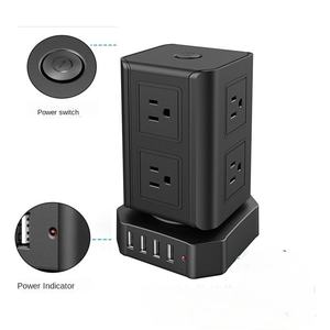 Factory Custom Ports Outlet Surge Protector PNew Way Outlet Power <b>Strip</b> Desktop USB Ports Extension Ac Outlet for Home Office - Product Image 4