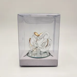 Персонализированные сувенирные подарки украшения Хрустальный Лебедь животных для свадебных сувениров