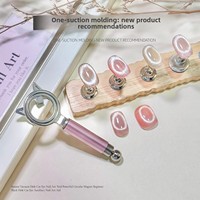 Nouvel aimant annulaire double tête en acier inoxydable massif, accessoires pour ongles, outils auxiliaires, vente en gros