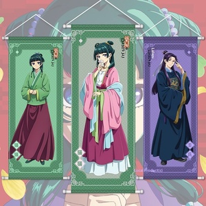 En gros, Peinture carrée décorative en plastique, type rouleau, sur le thème de l'anime, représentant une pharmacie et une pharmacienne, avec des personnages féminins, à suspendre - Product Image 1