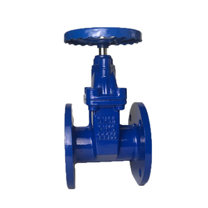 Válvula de Compuerta de Hierro Dúctil con Asiento Resiliente y Vástago Fijo DN40-DN600 PN16 con Brida NRS para Tratamiento de Agua, Venta al por Mayor de Fábrica OEM - Product Image 1