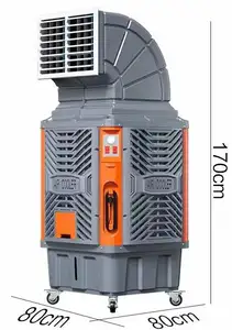 Industrial Noiseless Water Air Cooler For Factory Cooling Ventilation System Air Cooler Machine Cheap Evaporative Air Cooler