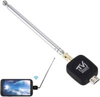 Penerima HDTV Mini Micro USB Rw DV17 untuk Ponsel/Tablet Android dengan Input ISDB-T Tuner TV Digital Mobile ABS