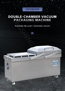 Machine d'emballage sous vide à couvercle oscillant à double chambre pour produits carnés - Product Image 3