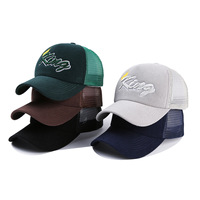 Cappello Trucker Vintage Personalizzato di Alta Qualità in Corduroy a 5 Pannelli, Cappellino da Baseball Ricamato con Retro in Rete, Snapback Regolabile per Esterni