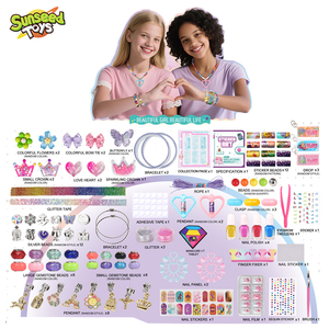 DIY SUNSEED <span class=keywords><strong>Bracelet</strong></span> de perles à lettres fantaisie science-fiction, emballage en boîte vitrine, jouet de fabrication de bijoux en plastique pour enfants de 4 à 12 <span class=keywords><strong>ans</strong></span>, émotionnel - Product Image 2