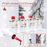 Missgel Coffret de Vernis Gel de Noël 12 Couleurs Boîte Cadeau Sans HEMA Sans TPO Soak Off UV LED Kit Nail Art Magnétique Effet Œil de Chat Pailleté