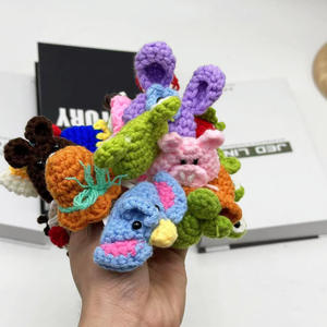 Hamster crocheté à la main ours en peluche chapeau tricoté à la main <span class=keywords><strong>sucre</strong></span> planeur voyage animal mignon Mini chapeau - Product Image 4