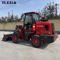 1.2 Ton 1.5 Ton Wheel Loader Kecil Mini Payloader dengan Bucket untuk Perawatan Pertanian dan Transportasi Material
