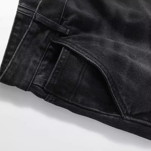 Llegada Biker Stacked Ripped Jeans Custom Adolescentes Diseñador Pantalon Jean New High Street Skinny Rock Revival Teans Italia Sólido - Product Image 4