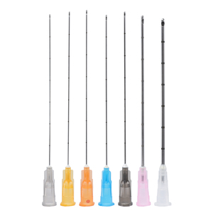 Aguja de cánula microcánula de punta roma estéril Liderson de seguridad médica 23G/25G para inyección, certificada CE Clase II, venta al por mayor - Product Image 5