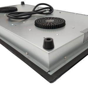 Table de cuisson électrique encastrable multi-compartiments National, 2 brûleurs, plaque vitrocéramique intelligente, double cuisson à induction infrarouge - Product Image 3