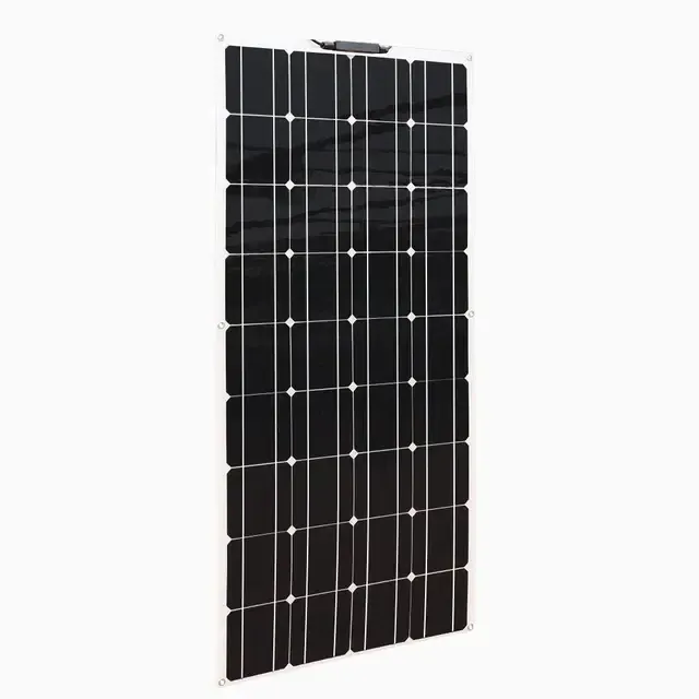 ETFE Sunpower 12V 30W 50W 100 W 100 W 120W 150W 200W Panel surya lipat Semi fleksibel penggunaan rumah Panel surya