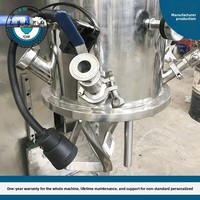 Mélangeur planétaire vertical à enveloppe extérieure en acier inoxydable 60L, mélangeur planétaire à fréquence variable économe en énergie