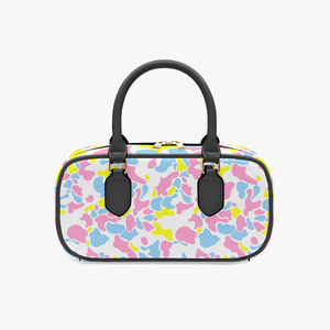 Brand New Customized <strong>pink</strong> Camo Printed Design PU Leather Handbag Fashion <strong>Womens</strong> Tote Bag Cloud Camo Zipper Travel <strong>Wallet</strong> - Product Image 2