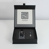Boîte à bijoux en carton magnétique personnalisée de luxe en gros avec logo en relief, recyclable, pour l'emballage