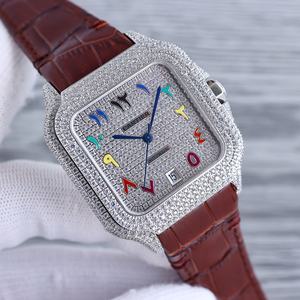 Designer de luxe Hip Hop buste vers le bas D couleur VVS1 Moissanite montres automatique mécanique diamant montre hommes passer diamant testeur - Product Image 2