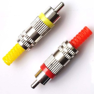 Conector hembra RCA, adaptador de soldadura de Audio, de Metal con muelle - Product Image 3