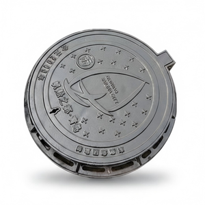 Servicios de tapas de alcantarilla de hierro dúctil OEM personalizadas, industriales, de fundición en arena, impermeables, antirrobo y de alta durabilidad - Product Image 2