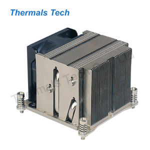 4 أنابيب حرارية للحوض الحراري النشط مع مروحة تبريد هواء 6025 لرقاقات وحدة المعالجة المركزية لخادم 2U - Product Image 4