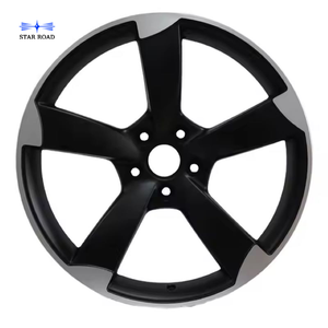RCSR pour <span class=keywords><strong>AUDI</strong></span> 17 18 19 20 pouces 5X112 voiture jante en alliage d'aluminium roues mat pistolet gris Machine visage après-vente - Product Image 4