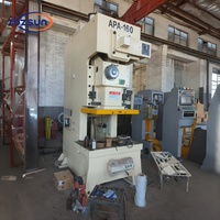 Presse à poinçonner pneumatique automatique de haute précision Zhongshun 110 tonnes, moteur haute efficacité, châssis en C pour le poinçonnage de tôles