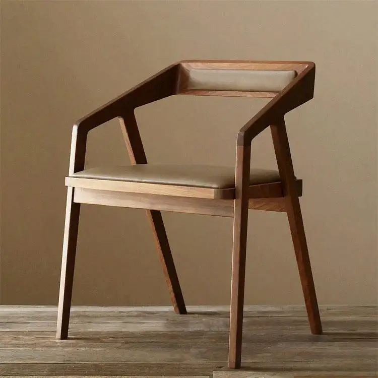 SRW105 2021, новый дизайн, Фабричный, американский стиль, Массивная древесина, оптовая цена, деревянный обеденный стул для ресторана