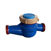 Compteur de débit d'eau froide mécanique multi-jets de type fileté DN40 commercial